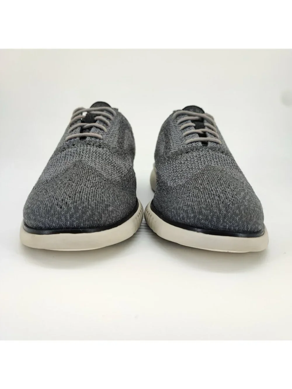Cole Haan OriginalGrand Men's Size 11 Oxford Shoes Gray Wing Tip C27565